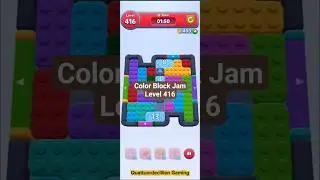 Color Block Jam - Level 416 #colorblockjam #games #colorblocks #gaming #solution