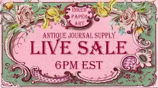 🔴LIVE SALE NEW FINDS!!! From Paris Flea Markets Paper Ephemera Junk Journal Supply Mixed Media Art