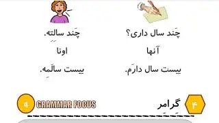 Learn to Speak Persian FAST: For Beginners - Lesson 5- How old are you? - Part 2