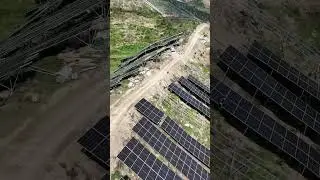 Drone transport solar panel at construction site in China中国建筑工地的无人机运输太阳能电池板 #chinainnovation #drone