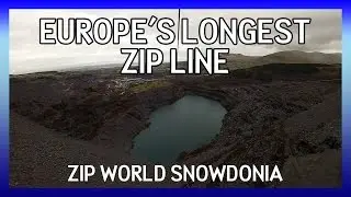 Zip World Snowdonia Big Zipper - Europe's Longest Zip Line - GoPro PoV