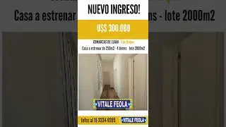 Espectacular casa a Estrenar en COMARCAS DE LUJ&Aacute;N - San Roque- 250m2 - U$S 300.000 - 1133349395