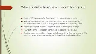 Worthiness of You Tube True View Ads I Digital Marketing Pt 3 I M B.A l Indian Universities