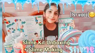 Ultimate Slime Kit Unboxing and review | Slime making tutorial|