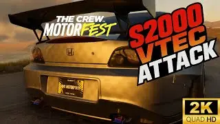 Crew Motorfest - Honda S2000 Cruise & VTEC Pulls Wheelcam POV