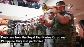 U.S. Pacific Fleet Band Performs with Malaysian Army as part of Pacific Partnership 2019 🇺🇸