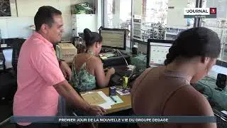 Premier jour de la nouvelle vie du groupe Degage