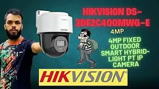 HIKVISION DS-2DE2C400MWG-E /4MP PTZ CAMARA  Review বাংলা 