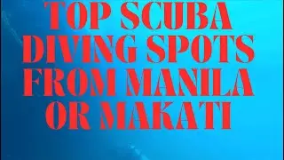 Scuba Diving from Manila & Makati City