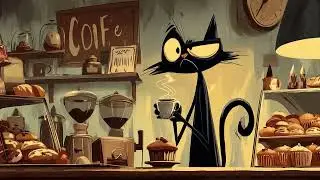 Latte Lullaby Lounge | Cozy Cat Caf&eacute; Jazz for Calm Evening Work, Focus & Gentle Reflection