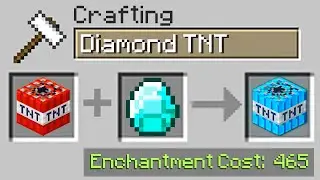 Minecraft UHC but you can craft TNT with any item in the game...