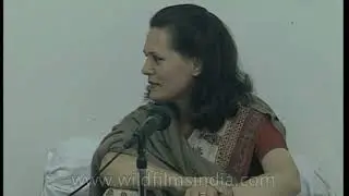 INC president Sonia Gandhi at the Congress Working Committee meeting in Delhi