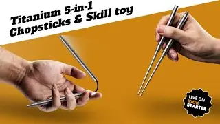 Why Everyone Is Talking About PlayStix: The 5-in-1 Titanium EDC Chopsticks & Fidget Tool
