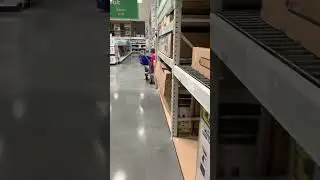 Scaring Mom in Menards