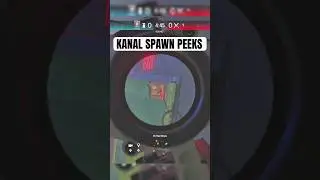 KANAL Spawn Peeks 🤯✍️ #r6 #rainbow6siege #r6siege