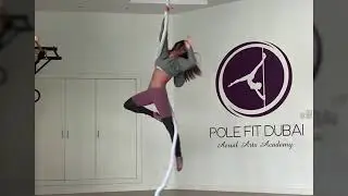 Sarah Jones Spinning Aerial Silk - signature trick