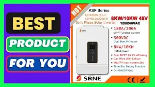 SRNE 8/10KW Max PV 500V 48V