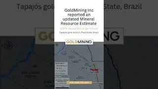 ICYMI 👉 GoldMining (NYSE: GLDG) reported an updated MRE for our S&atilde;o Jorge Project in Brazil