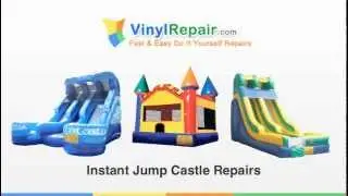 Bounce House Repair in Under 5 minutes with this Vinyl Repair Tape