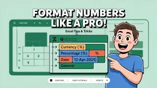 Excel Formatting Secrets! 🔥 Time, %, Text, Custom &ndash; Sab Seekho Ek Video Mein