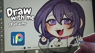 Draw w/ me 🍇 Chibi Commission | IbisPaint | iPad ASMR