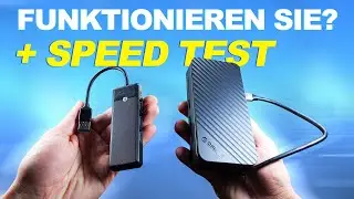 Wie GUT funktionieren USB-Hubs + EXTERNE M.2 SSDs?