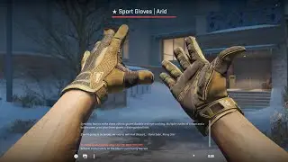 UNBOXING SPORT GLOVES ARID ON 5TH CASE IN CS2!