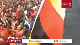 WATCH: NUP supporters in Mpigi District welcome their presidential candidate, Robert Kyagulanyi