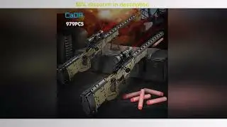 Latest Products You Must Know!&nbsp;Cada 979Pcs City Technical Police Military Weapon Sniper Rifle Bui
