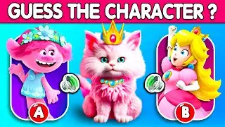 Guess Character Voice by Animals | Choose A Pet...Trolls Band Together, Elemental, Super Mario Bros