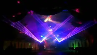 RGB Laser Show with Pangolin Quick Show Faithless - Insomnia