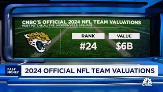 2024 Official NFL Team Valuations: Jacksonville Jaguars valued with the most potential