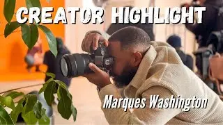 Creator Highlight: Marques Washington | Capturing Emotion Through Portrait Photography