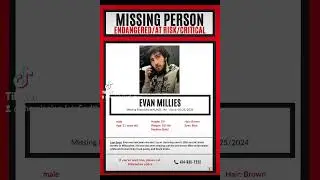 #missing #missingperson  #evanmillies #milwaukee #wisconsin #missingpeople #missingpersonalert