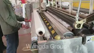 Reliable high speed fully automatic toilet paper rewinding and perforating machine