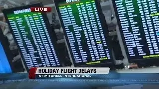 Winter weather affects holiday travel plans