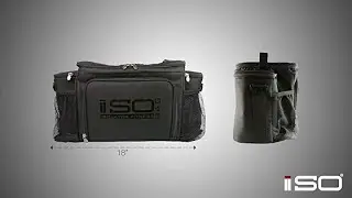 ISOBAG 6 Meal Prep bag - Large Insulated Meal Prep Lunch Box With 12 Containers