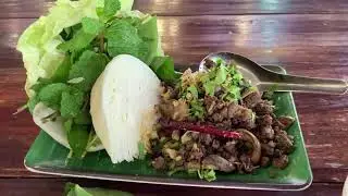 Huen Muan Jaiเ ฮือนม่วนใจ๋ , Chiang Mai: Michelin Larb Moo & Tam Khanun (Jackfruit), 🇹🇭  (Jan'23)