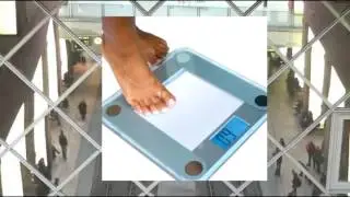 EatSmart Precision Digital Bathroom Scale w Extra Large Lighted Display 400 lb. Capacity and Step-On