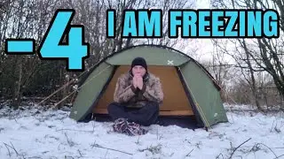 Sub Zero Stealth Camping in the snow