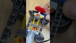 Storing Energy By Rubber Bands #lego #technic #legotechnic #clutch #pneumatic