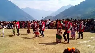 Recall childhood memories,mishmi group dance performs with my peers at hawai Anjaw arunachal pradesh