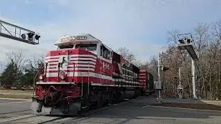 NS Safety train with NS 911 leaving harrisonburg va 