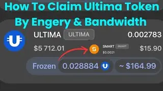 Get Your FREE Ultima Token Rewards NOW! How To Claim Ultima Token By Engery And Bandwidth