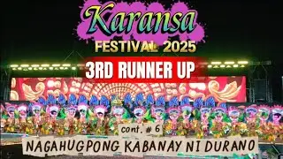 3RD RUNNER UP cont. #6 GRAND RITUAL SHOWDOWN KARANSA FESTIVAL 2025/ DANAO CITY #karansafestival2025 