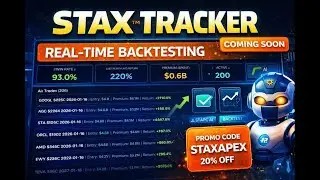 STAX TRACKER скоро появится 🚨 | Тестирование стратегий STAX AI в реальном времени @InvestorCentra...