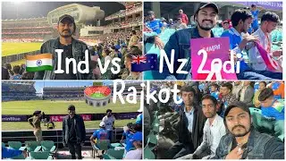 🇮🇳Ind vs 🇳🇿Nz 2ODI Match at Niranjan Shah Stadium 🏟️🏏 Rajkot | My First Experience 2026