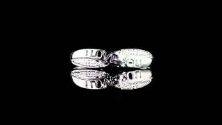 'I Love You' Diamond Promise Ring in 10K White Gold | MyJewelryBox