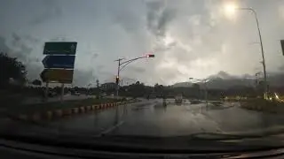 Rainy Evening Drive in Islamabad | Cozy City Rain Sounds, No Talking