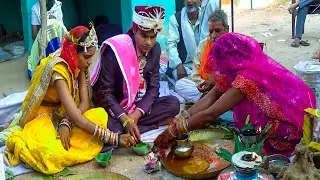 Indian Bagheli Vivah Lavkush Sang Seeta Ki Shadi Jaimala & Kanyadan Ki Rasam #weddingvideo